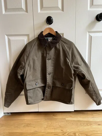 Pre-owned Orslow Short Field Jacket In Olive Drab