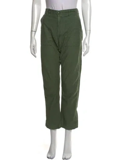 Pre-owned Orslow Straight Leg Pants In Green