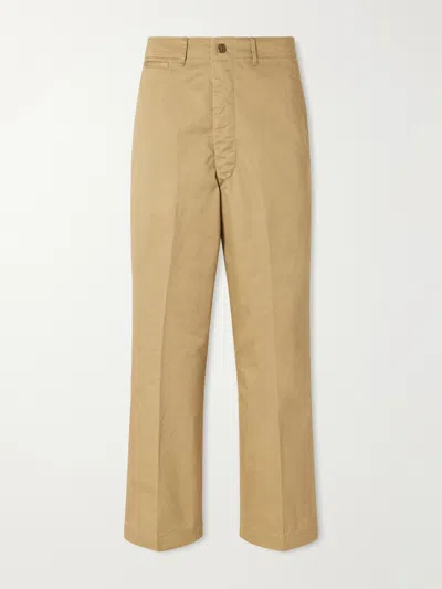 Orslow Straight-leg Cotton-twill Trousers In Multi