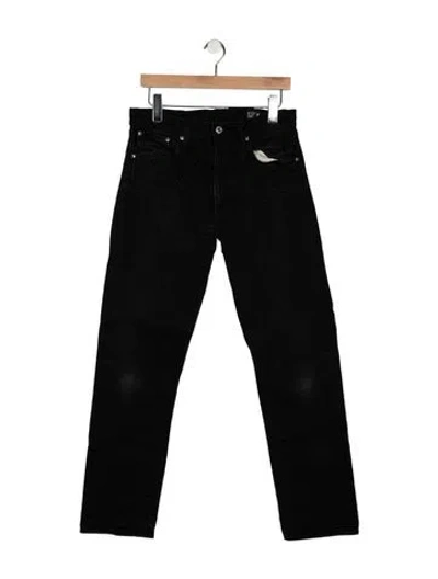 Pre-owned Orslow Straight-leg Jeans In Black