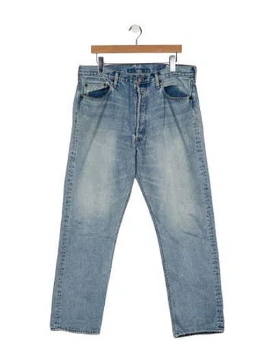 Pre-owned Orslow Straight-leg Jeans In Blue