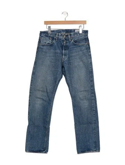 Pre-owned Orslow Straight-leg Jeans In Blue