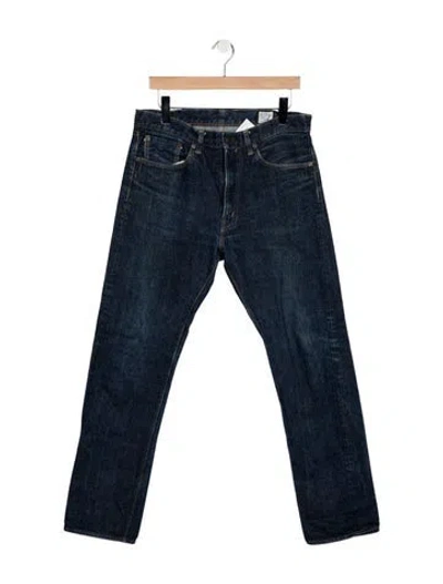 Pre-owned Orslow Straight-leg Jeans In Blue
