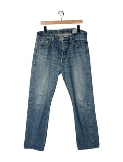 Pre-owned Orslow Straight-leg Jeans In Blue