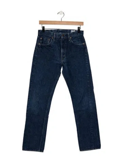 Pre-owned Orslow Straight-leg Jeans In Blue