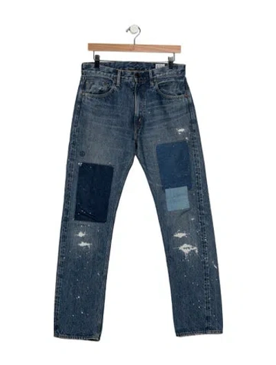 Pre-owned Orslow Straight-leg Jeans In Blue