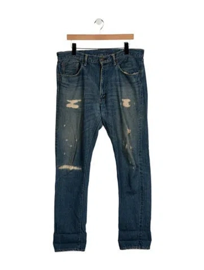 Pre-owned Orslow Straight-leg Jeans In Blue