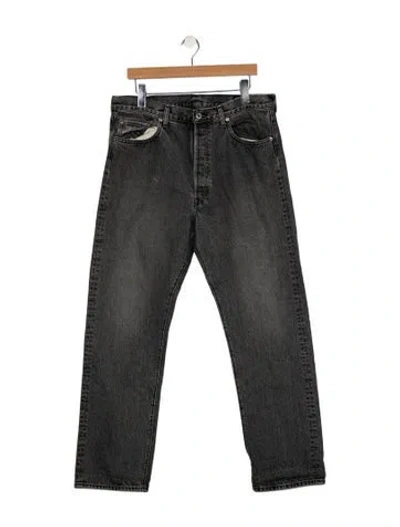 Pre-owned Orslow Straight-leg Jeans In Gray