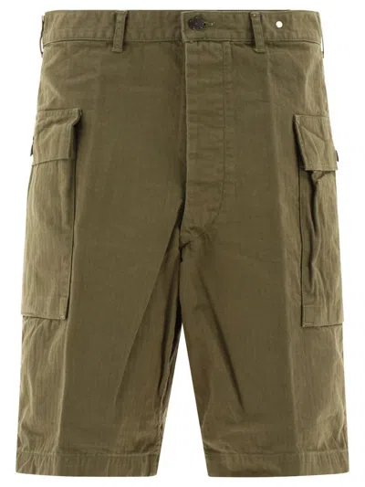 Orslow "us 2 Pockets Cargo" Shorts In Green