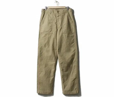 Pre-owned Orslow Us Army Fatigue Pants 01-5002 16 40 Fatigue Pants Made In Japan In Brown