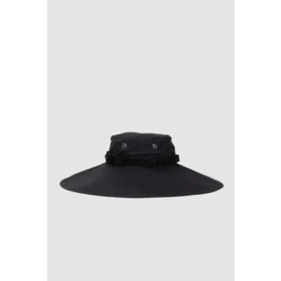 Orslow Us Army Wide Brim Jungle Hat Ripstop Navy In Black