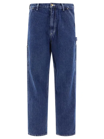 Orslow Utility Jeans In Blue