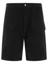 Orslow Utility-pocket Shorts In Black