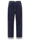 Orslow Super Dad's Straight-leg Jeans In Blue