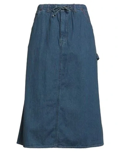 Orslow Woman Denim Skirt Blue Size 2 Cotton