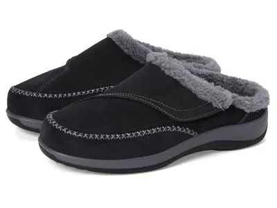 Orthofeet Charlotte Women's Slippers Black: 5.5 D - Wide