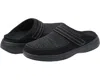Orthofeet Hudson Slippers Men's Us 12 Black Comfort Adjustable Strap Zpo3686 In Black