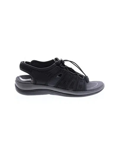 Pre-owned Orthofeet Sandals In Black
