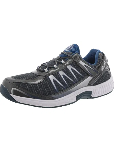 Orthofeet Sprint Mens Gym Fitness Running & Training Shoes In Grey