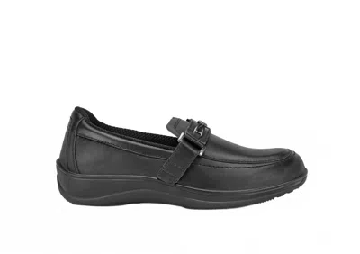 Orthofeet Women's Chelsea Dress Shoes In Black