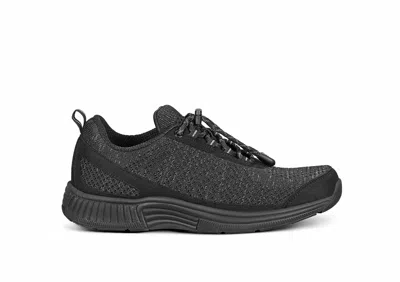 Orthofeet Women's Comfort Sneaker In Black