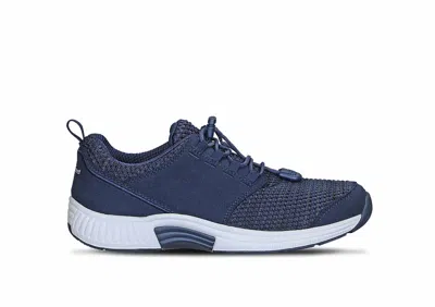 Orthofeet Women's Francis No-tie Athletic Sneakers In Blue