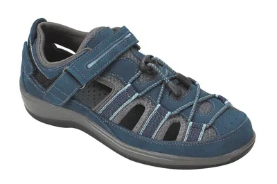 Orthofeet Women's Naples Closed-toe Sandals In Blue
