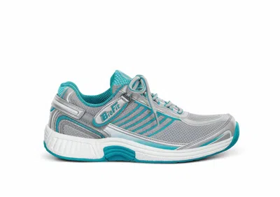 Orthofeet Women's Nira Verve Tie-less Orthopedic Sneakers In Turquoise In Blue