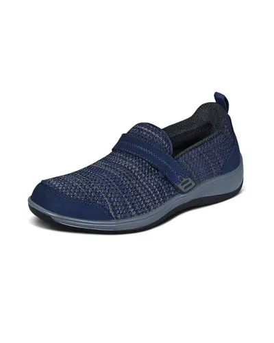 Orthofeet Women's Quincy Slip-on Orthopedic Shoes In Blue