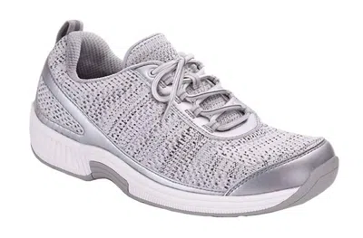 Orthofeet Women's Sandy Orthopedic Sneaker In Silver