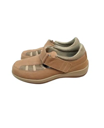 Orthofeet Women's Sarasota Comfort Walking Shoes In Beach Tan In Brown