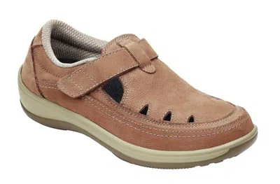 Orthofeet Women's Serene Mary Jane Orthopedic Shoe In Tan In Multi