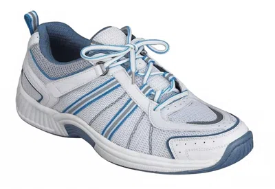 Orthofeet Women's Tahoe Biofit Diabetic Orthotic Athletic Shoe In White In Multi