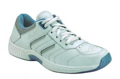 Orthofeet Women's Whitney Lace-up Walking Shoe In White