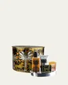 Ortigia Ambra Nera 4-piece Oval Gift Set