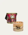 Ortigia Ambra Nera Alabaster Candle, 8.8 Oz.