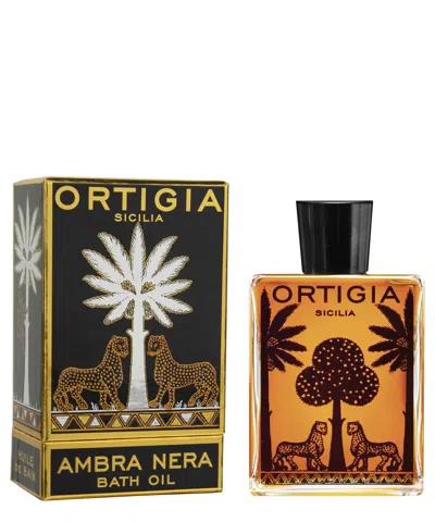 Ortigia Ambra Nera Bath Oil 200 ml In Orange