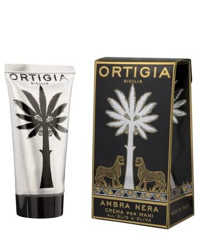 Ortigia Ambra Nera Hand Cream 80 ml In White