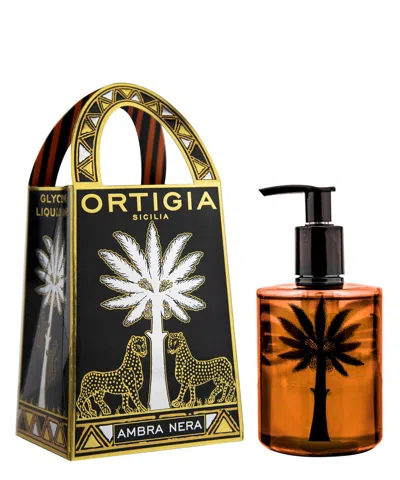 Ortigia Ambra Nera Liquid Glycerine Soap 300ml In White