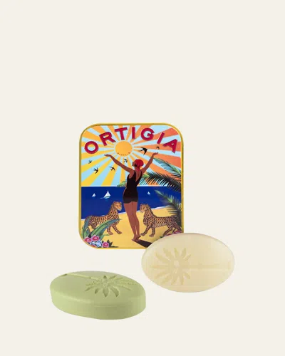 Ortigia City Bar Soap Tin, 2 X 0.9 Oz. In Multi