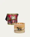 Ortigia Fico D'india Alabaster Candle, 8.8 Oz.