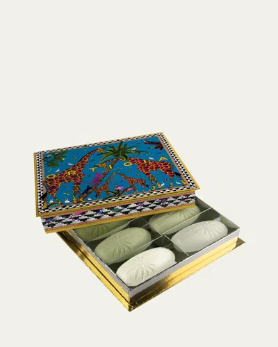 Ortigia Giraffe Bar Soap Box, 8 X 1.4 Oz. In Multi