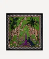 Ortigia Giraffe Square Tray In Animal Print