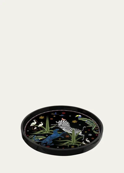 Ortigia Jungle Tray In Blue