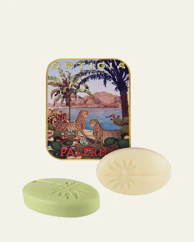 Ortigia Palermo City Bar Soap Tin, 2 X 0.9 Oz. In Multi