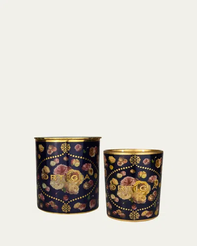 Ortigia Rose Antiche Decorated Candle, 13.4 Oz. In Multi