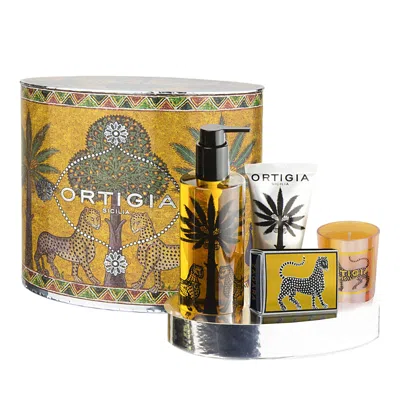Ortigia Sicilia Zagara Oval Bath And Body Gift Set In White