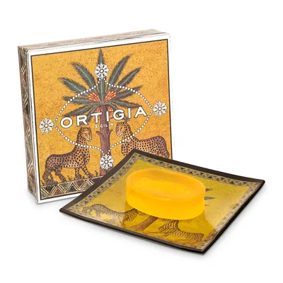 ORTIGIA SICILIA ZAGARA SOAP AND SOAP DISH SET,22