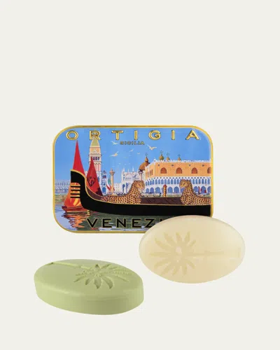 Ortigia Venezia City Bar Soap Tin, 2 X 0.9 Oz. In Multi