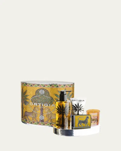 Ortigia Zagara 4-piece Oval Gift Set In Multi